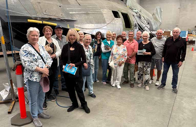 Local friendship group discovers a piece of history being meticulously restored