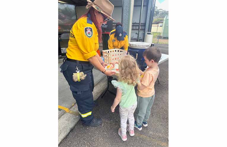 Plenty of yummy treats were on hand in the treasure hunt. Photo: Althea Guinsberg.