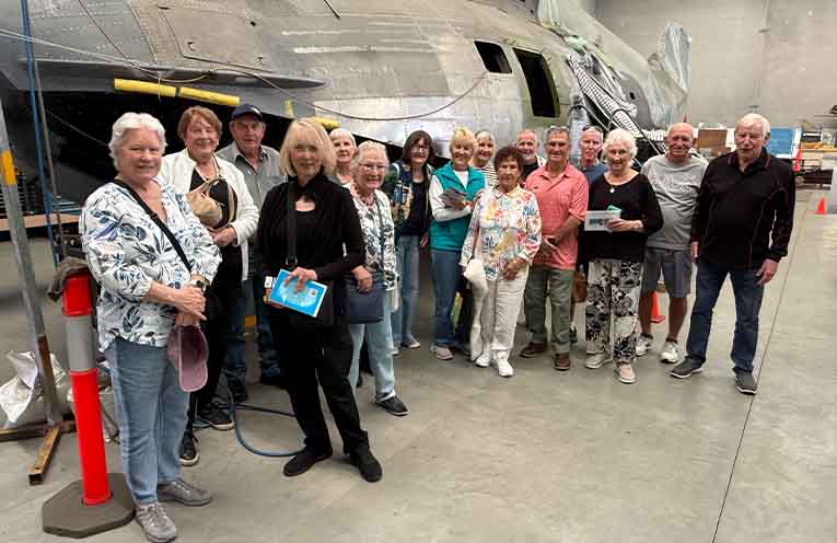 Local friendship group discovers a piece of history being meticulously restored