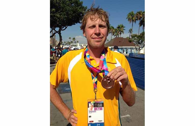 Corlette’s Keiran Corry is using his Special Olympics experience to help athletes have a voice locally and across Asia Pacific. Photo: Keiran Corry.