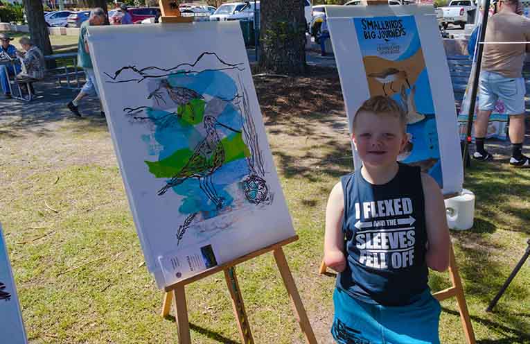 Logan Currie, winner of the Primary School category. Photo: Nico Lombardo.