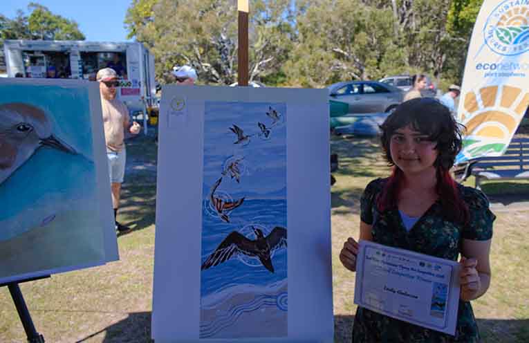 Overall winner Emily Anderson took home $2000. Photo: Nico Lombardo.