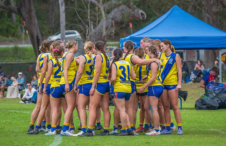 Gritty Marlins hold their own in AFL Senior Women’s Cup campaign