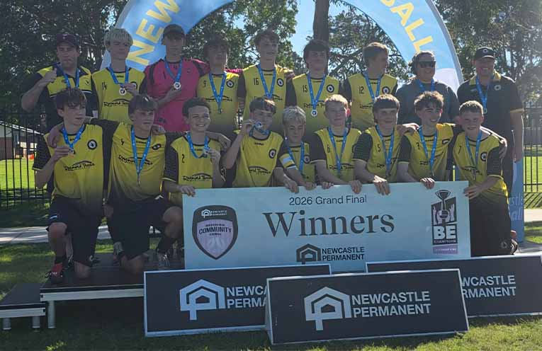 Medowie FC under-15s show character to clinch fourth championship title