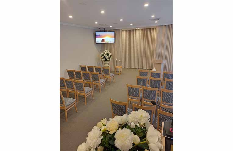 White Lady Funerals chapel. Photo: supplied.