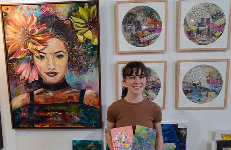 Year 10 student organises charity art exhibition to support mental health research