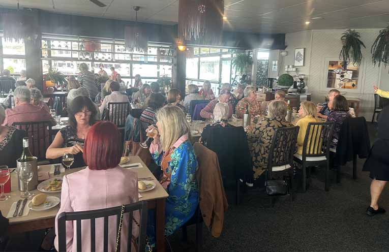 Eighty-three guests came together to support the Tomaree Community Hospital Auxiliary fundraiser. Photo: Althea Guinsberg.