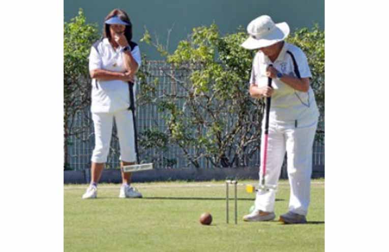Faby Batho & Sandy Tawa in action.