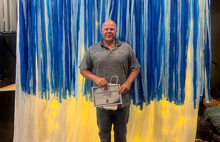 Luke Noble recognised for his commitment to Nelson Bay netball